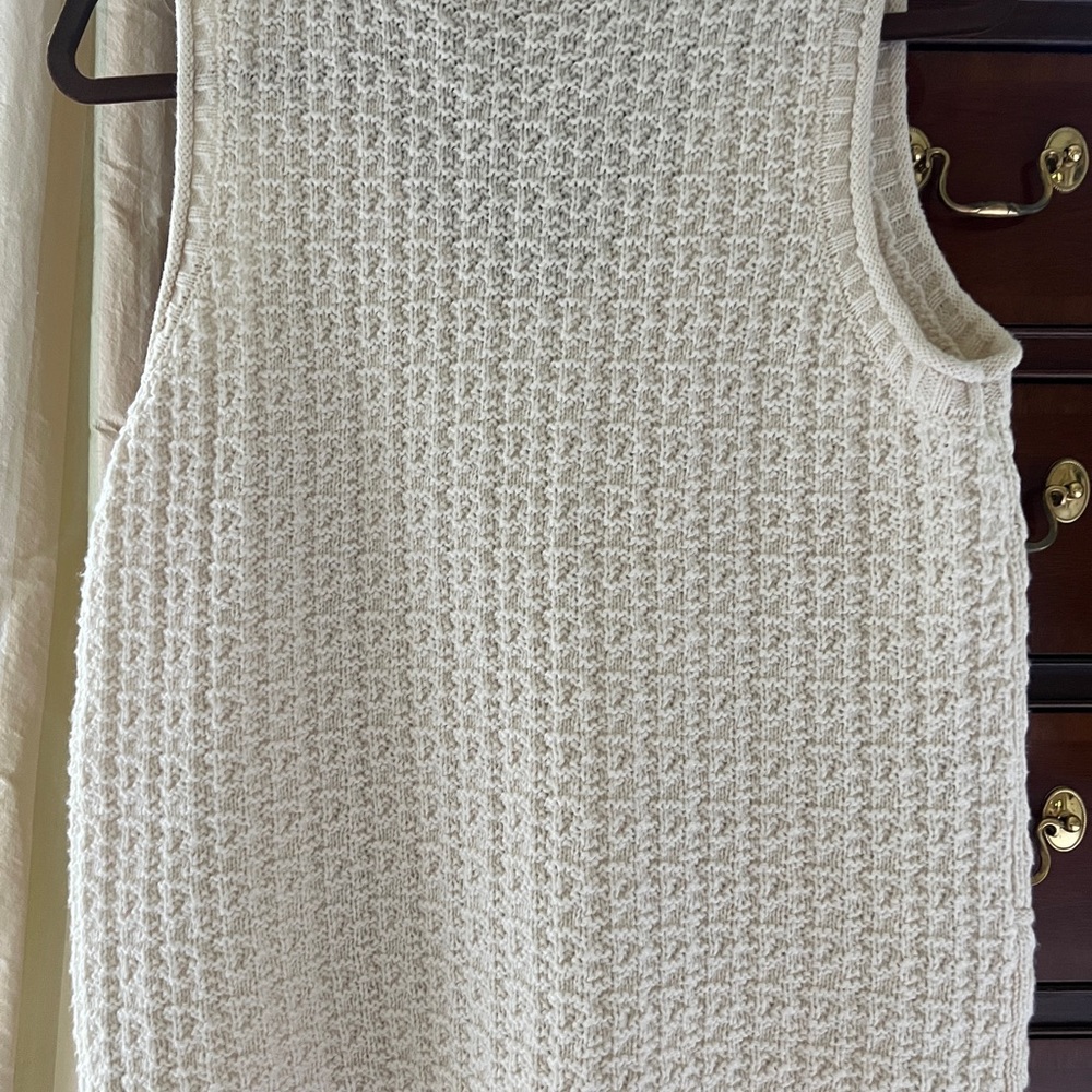 C&C California Ivory Cable Knit Tank Top - Picture 2 of 6